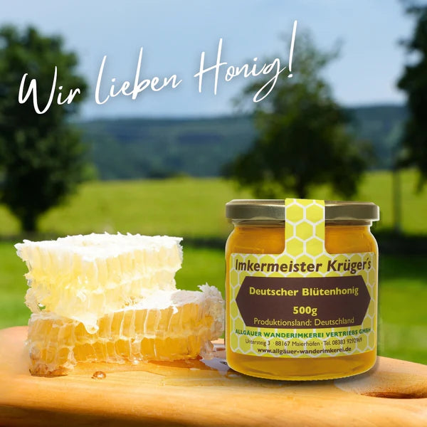 Deutscher Blütenhonig 500g online kaufen | Raw Animal
