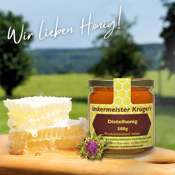 Distelhonig 500g online kaufen | Raw Animal
