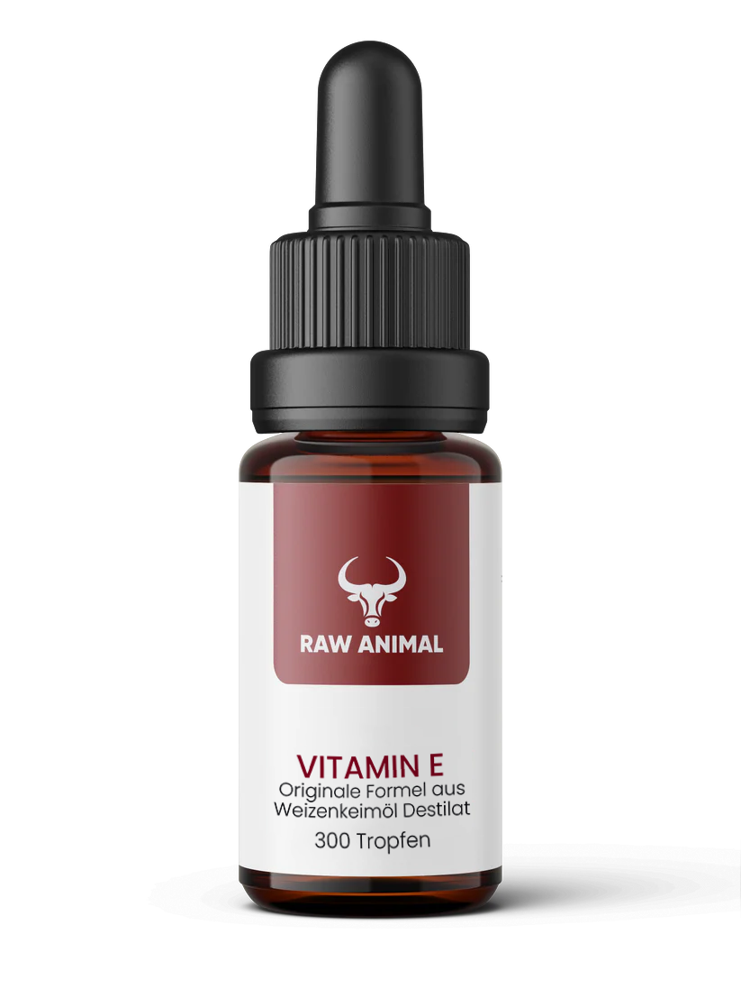 Vitamin E drops from organic wheat germ oil distillate