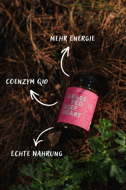 Getrocknetes Bio Weiderind Herz in Kapseln