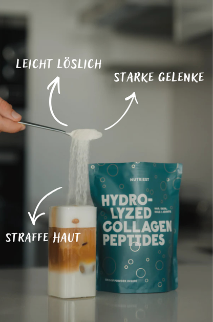 Poudre de collagène hydrolysé à base de bœuf