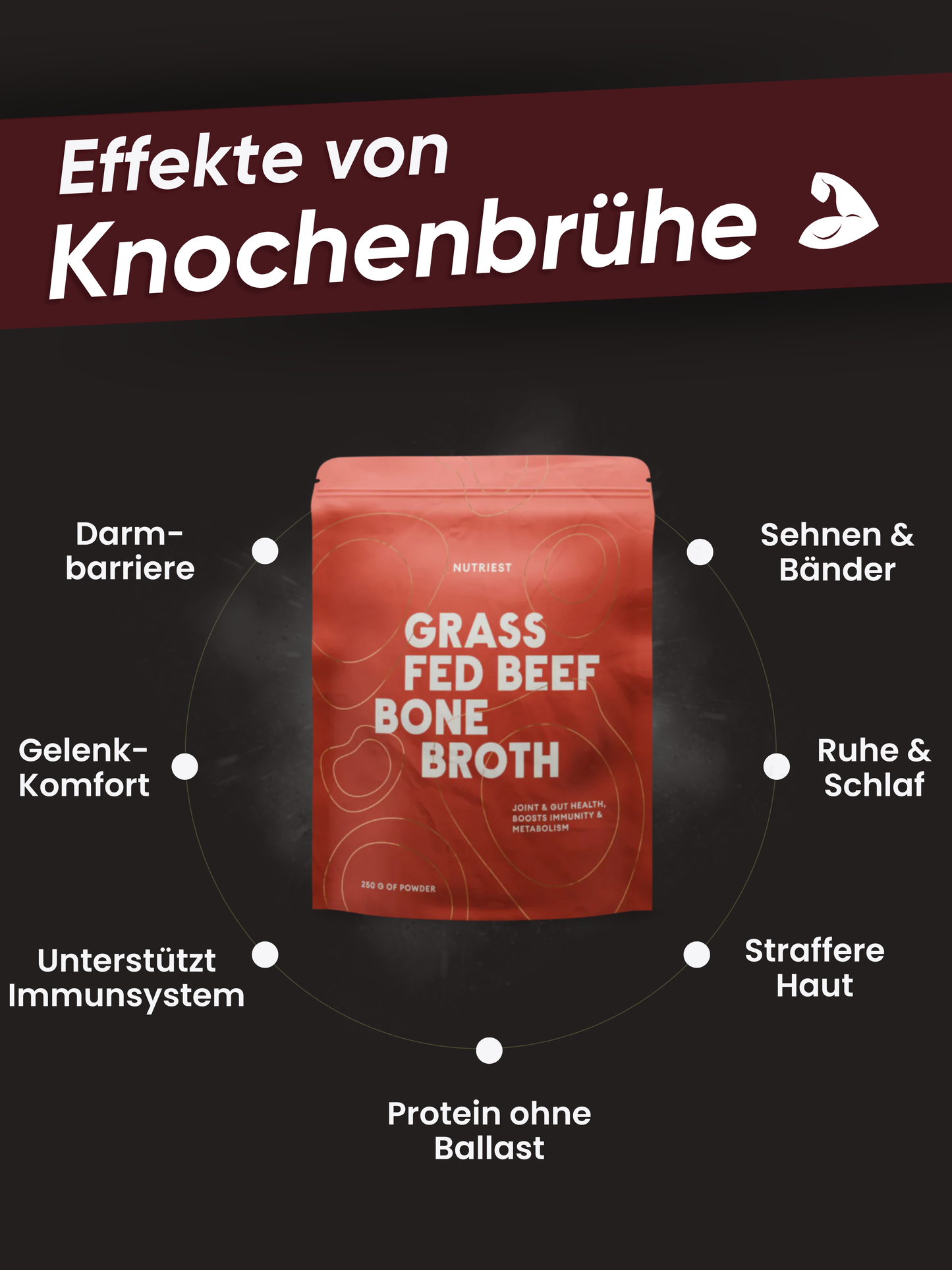 Bio Weiderind Knochenbrühe Pulver