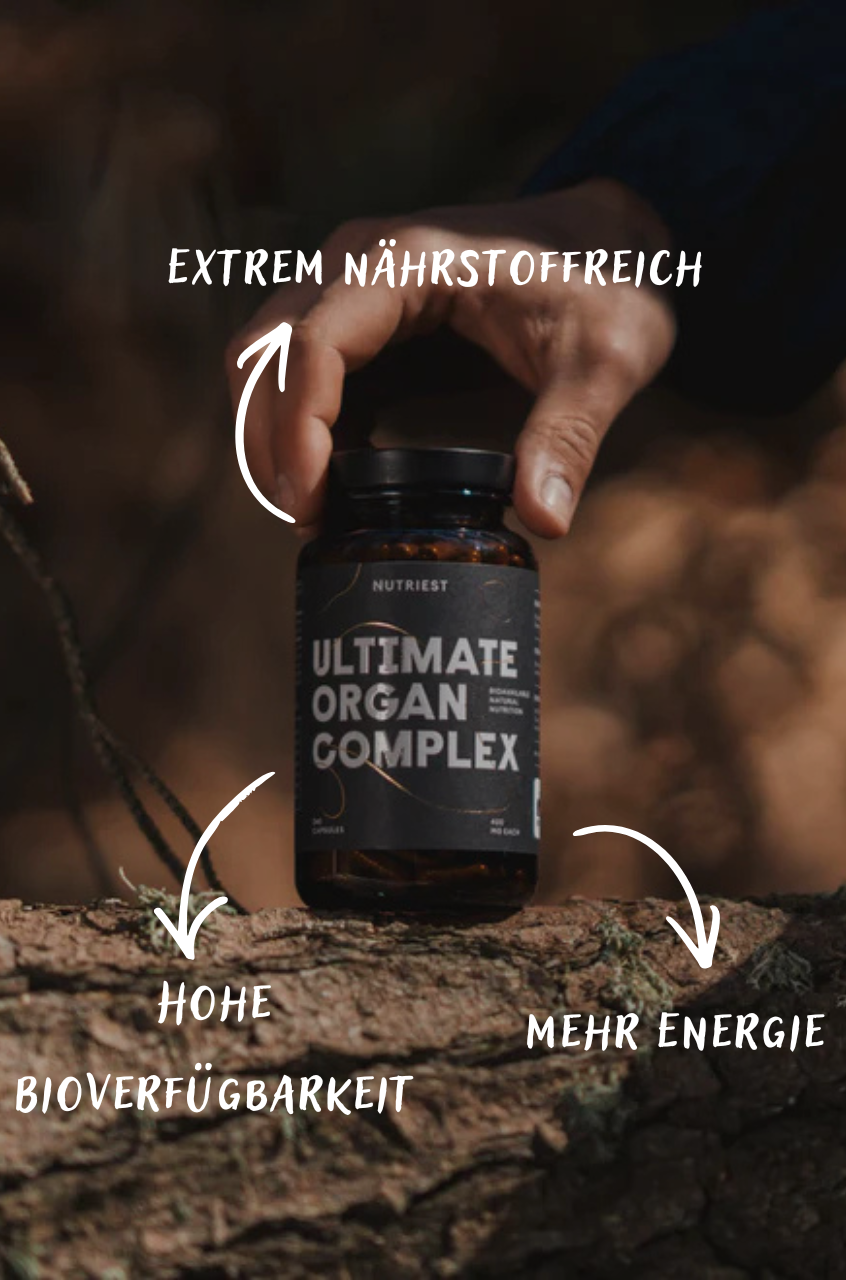 Getrockneter Bio Weiderind Ultimate Organ-Komplex in Kapseln - Raw Animal