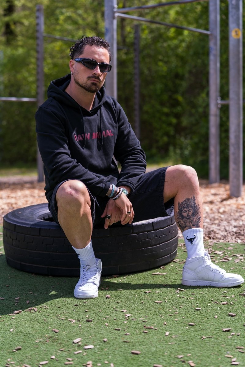 Der Raw Animal Hoody in Schwarz Raw Animal - Raw Animal