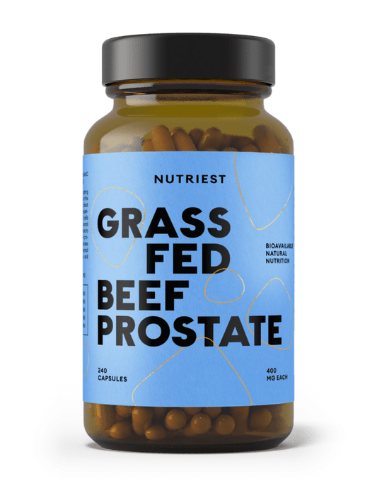 Getrocknete Bio Rinderprostata Kapseln NUTRIEST - Raw Animal