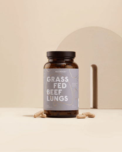 Getrocknete Bio Weiderind Lungen in Kapseln NUTRIEST - Raw Animal
