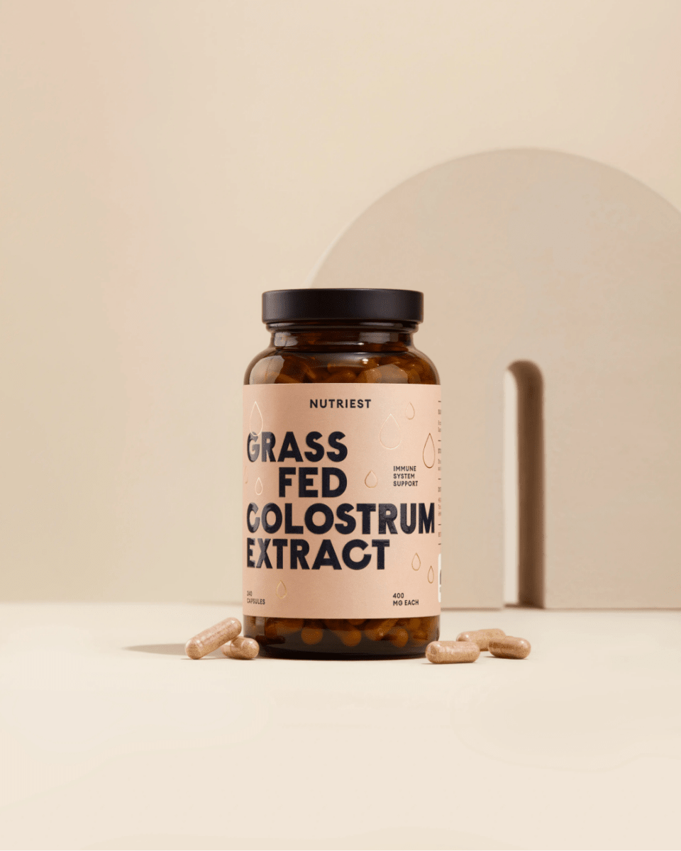 Getrocknetes Weiderind Kolostrum Extrakt in Kapseln NUTRIEST - Raw Animal
