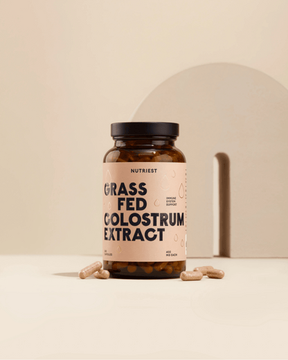 Getrocknetes Weiderind Kolostrum Extrakt in Kapseln NUTRIEST - Raw Animal