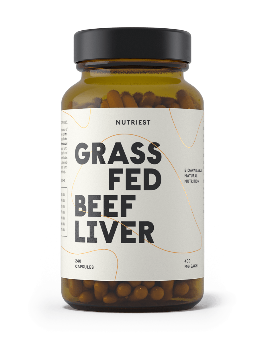 Rinderleber Kapseln in Premium Qualität NUTRIEST - Raw Animal